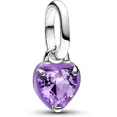 Pandora 793042C04 Anhänger Silber Lila Chakra-Herz