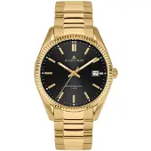 Jacques Lemans 50-3M Herrenuhr Derby Goldfarben/Schwarz