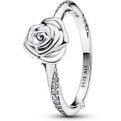 Pandora 193215C01 Damenring Blühende Rose Silber