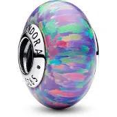 Pandora 791691C05 Bead-Charm Silber Schillerndes Lila