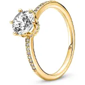 Pandora 168289C01 Ring für Damen Funkelnde Krone Goldfarben