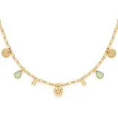 Leonardo 023543 Damen-Halskette Ella Edelstahl Goldfarben