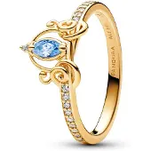 Pandora 163059C01 Damenring Disney Cinderellas Kutsche Goldfarben