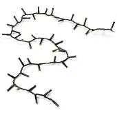 Konstsmide Micro LED Compactlights, 1000 warm weiße Dioden, 30V, Außen (IP44), schwarzes Kabel - 3870-100