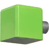 Konstsmide Amalfi Wandleuchte grün, 3000K, 200lm, 1x3W, 12V/240V, Kunststoff, 7681-600