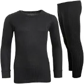 True North Kinder - Baselayer - Schwarz