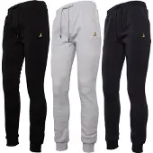 Brave Soul Herren Clinton Jogginghose 3er-Pack Schwarz/Grau/Marineblau