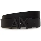 Armani Exchange für Herren. 951017CC50561120 Schwarzer Ledergürtel (30), Lässig, Klassisch