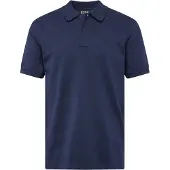 Scotch & Soda Chest Logo Regular-fit Pique Polo Navy Größe: S | Poloshirts Outlet | Herren | Blau