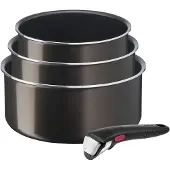 Tefal Ingenio L15091, Frittierset, Braun, Aluminium, Titan, Schwarz, Thermo-Punkt