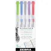 Zebra Mildliner 5er-Pack Cool &amp; raffiniert