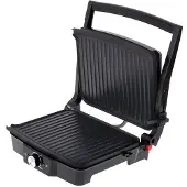 Camry Grill CR 3061, 2500W, 180°-Tischgrillfunktion, 28x23 cm Antihaft-Grillplatten, Temperaturregelung