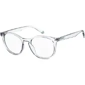 Polaroid Unisex PLD D381 900 Rahmen von BRILLEN Plastik Transparent Quadratisch