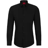 HUGO Slim-Fit Hemd aus bügelleichter Baumwoll-Popeline Grösse 44
