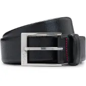 HUGO Herren Gürtel Gellot 50385627 - Schwarz - Größe 80
