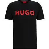 HUGO T-Shirt aus Baumwoll-Jersey mit Logo-Print Grösse M