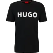 HUGO T-Shirt Dulivio 50467556 Schwarz Regular Fit