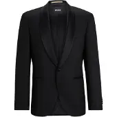 BOSS ONE Regular-Fit Smoking-Jackett aus Schurwoll-Serge Grösse 56
