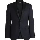 BOSS ONE Slim-Fit Smoking-Jackett aus Schurwoll-Serge Grösse 98