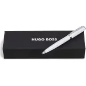 BOSS Kugelschreiber aus weiß lackiertem Messing mit Logo-Ring Grösse ONESI