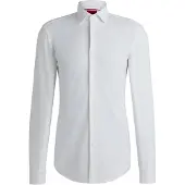 HUGO Slim-Fit Hemd aus funktionalem Stretch-Jersey Grösse 39