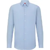 HUGO Slim-Fit Hemd aus bügelleichter Baumwoll-Popeline Grösse 39