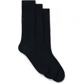 HUGO Dreierpack Socken in normaler Länge mit Logos Grösse 39-42
