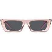 HUGO Sonnenbrille aus rosafarbenem Acetat mit 3D-Monogramm Grösse ONESI