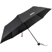 BOSS Mini-Regenschirm mit Signature-Streifen am Verschlussriemen Grösse ONESI