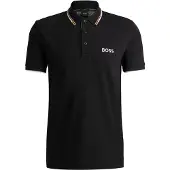 BOSS Active Paddy Regular-Fit Poloshirt aus schnell trocknendem Stretch-Piqué Grösse L
