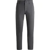 BOSS für Herren. 50510917 Graue konisch zulaufende Chino-Hose (31/32), Lässig, Baumwolle