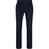 BOSS für Herren. 50510933 Marineblaue schmale Chino-Hose (31/34), Lässig, Baumwolle