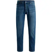 HUGO Tapered-Fit Jeans aus mittelblauem Stretch-Denim Grösse 34/34