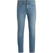 BOSS Delaware Slim-Fit Jeans aus bequemem Stretch-Denim in Blau Grösse 38/34