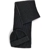 BOSS Geschenk-Set aus Mütze und Schal in zweifarbigem Strick Grösse ONESI