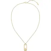 BOSS Goldfarbene Halskette mit Double-B-Monogramm-Anhänger Grösse ONESI