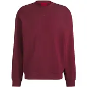 HUGO Relaxed-Fit Sweatshirt aus Baumwoll-Terry mit Logo-Print