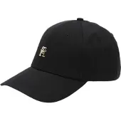 Tommy Hilfiger für Damen. AW0AW16843 Elevated Chic Mütze schwarz (OSFA), Lässig, Baumwolle