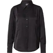 Scotch & Soda Core Satin Shirt Black Größe: 36 | Longsleeves Outlet | Damen | Schwarz