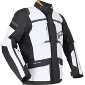 Richa Brutus Gore-Tex wasserdichte Motorrad Textiljacke, hellgrau/schwarz, S