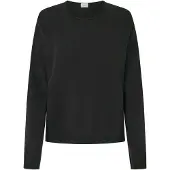 Pepe Jeans für Damen. PL702221 Isela Pullover schwarz (L), Lässig, Baumwolle, Nachhaltig