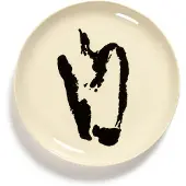 Serax Essteller Feast Tableware by Ottolenghi White Pepper Black M 22,5 cm
