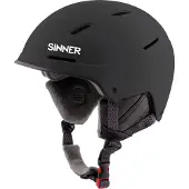 Sinner Skihelm Whistler Matte Black Unisex-52 - 54 cm