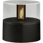 Konstsmide LED Flamme, Flammenlampe, Schwarz, Kunststoff, IP44, 256 Glühbirne(n), LED