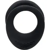 Shots Cock Ring Silikon Schwarz