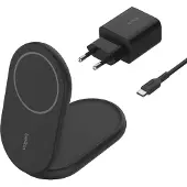 Belkin BoostCharge, Drinnen, USB, Kabelloses Aufladen, 1,5 m, Schwarz