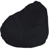 Dekoria Sitzsack, schwarz, Ø60 x 105 cm, Loneta (133-06)