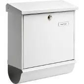 Burg wachter Briefkasten "Comfort 91300 W", mit Öffnungsstopp, aus Stahlblech