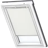 Velux Original Verdunkelungsrollo für dachfenster S08, SK38, Hellbeige, Grauer Führungsschiene
