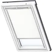 Velux Original Verdunkelungsrollo für dachfenster MK08, Weiß, Grauer Führungsschiene